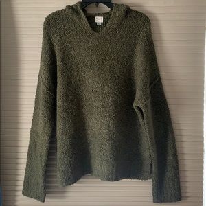 Green Hooded Sweater